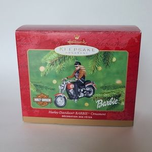 2001 Signed Harley Davidson Barbie Hallmark Keepsake Ornament